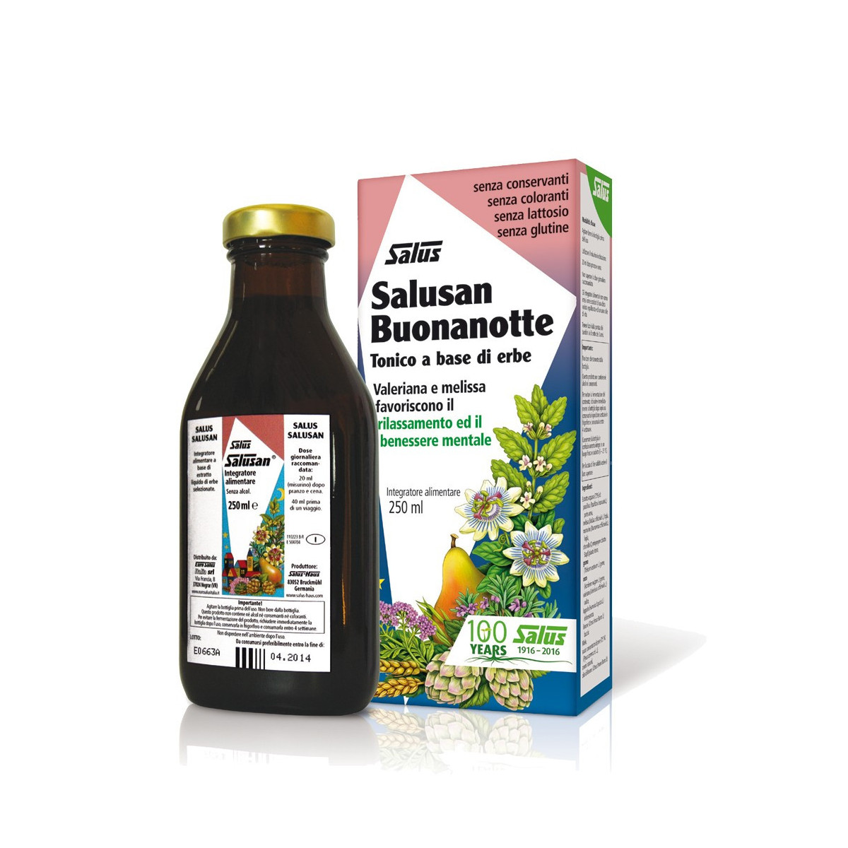 SALUSAN® € 17,50 integratore alimentare per  SONNO E RELAX