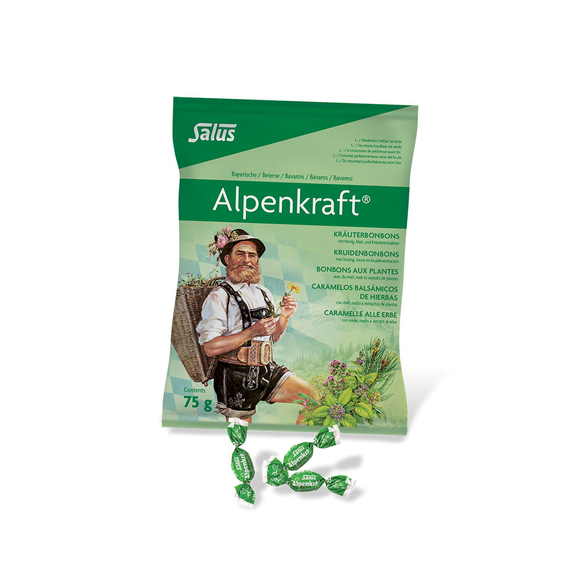 ALPENKRAFT® Caramelle integratore alimentare per  VIE RESPIRATORIE e DIFESE IMMUNITARIE