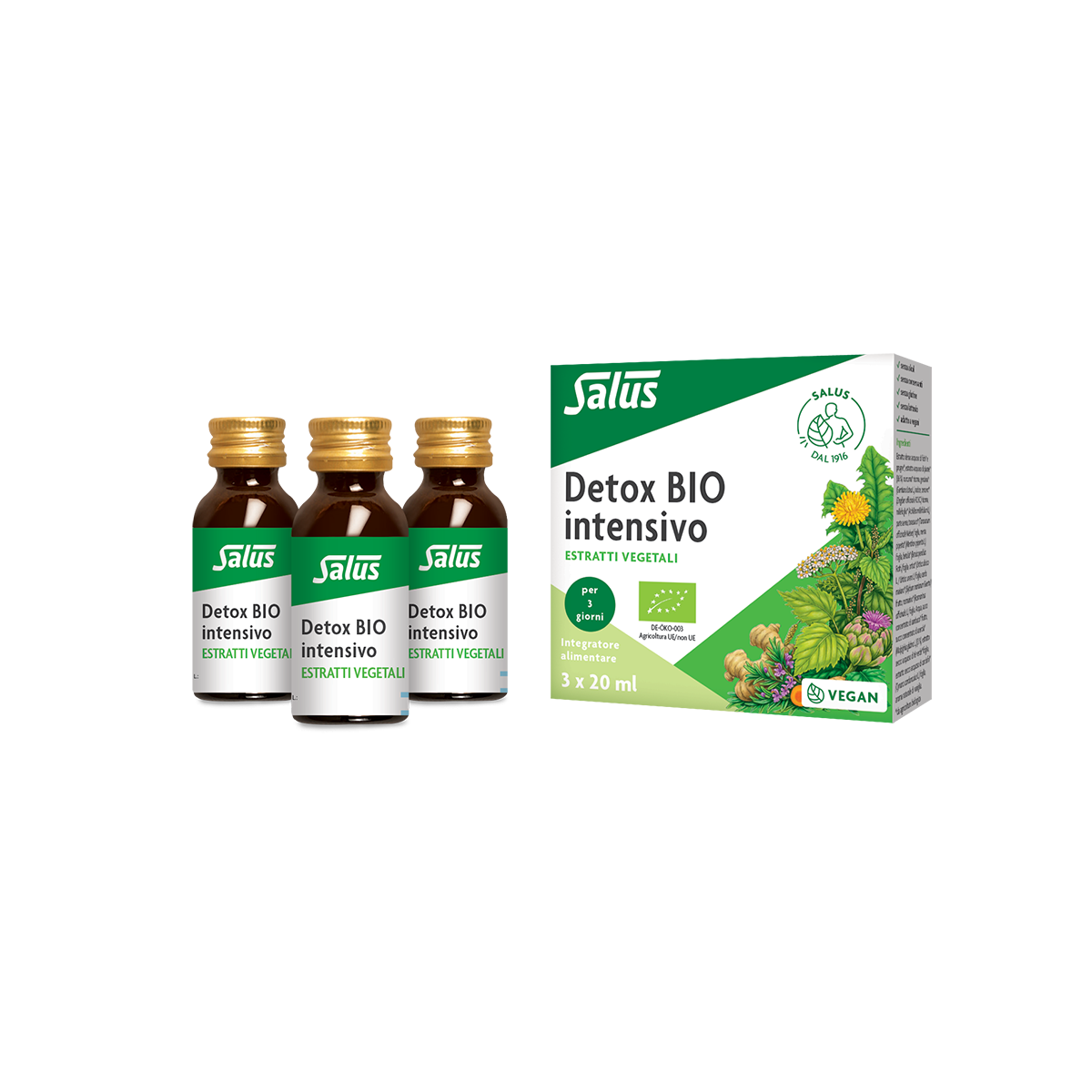 DETOX BIO INTENSIVO integratore alimentare per   DEPURATI NATURALMENTE