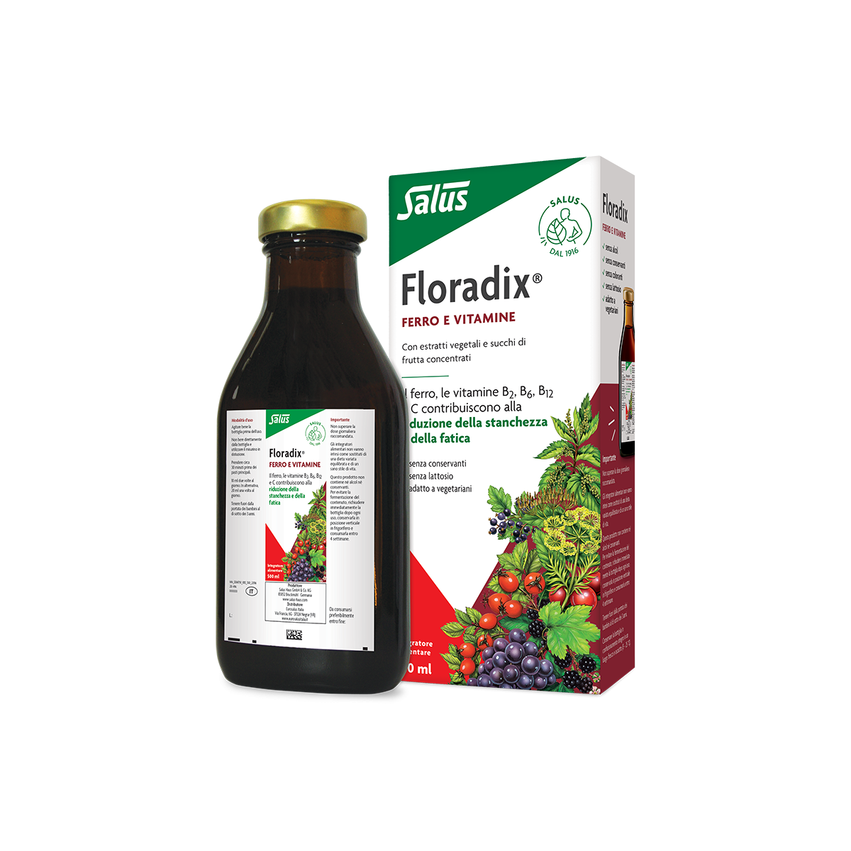 FLORADIX ®  integratore alimentare per  INTEGRA IL FERRO