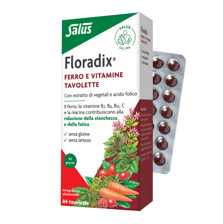 FLORADIX ® tavolette integratore alimentare per  INTEGRA IL FERRO