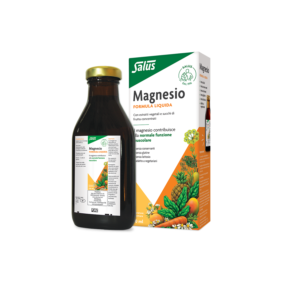 SALUS MAGNESIO integratore alimentare per  OSSA E MUSCOLI