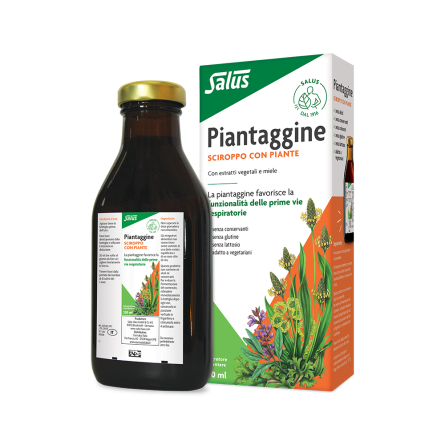 PIANTAGGINE integratore alimentare per  VIE RESPIRATORIE e DIFESE IMMUNITARIE