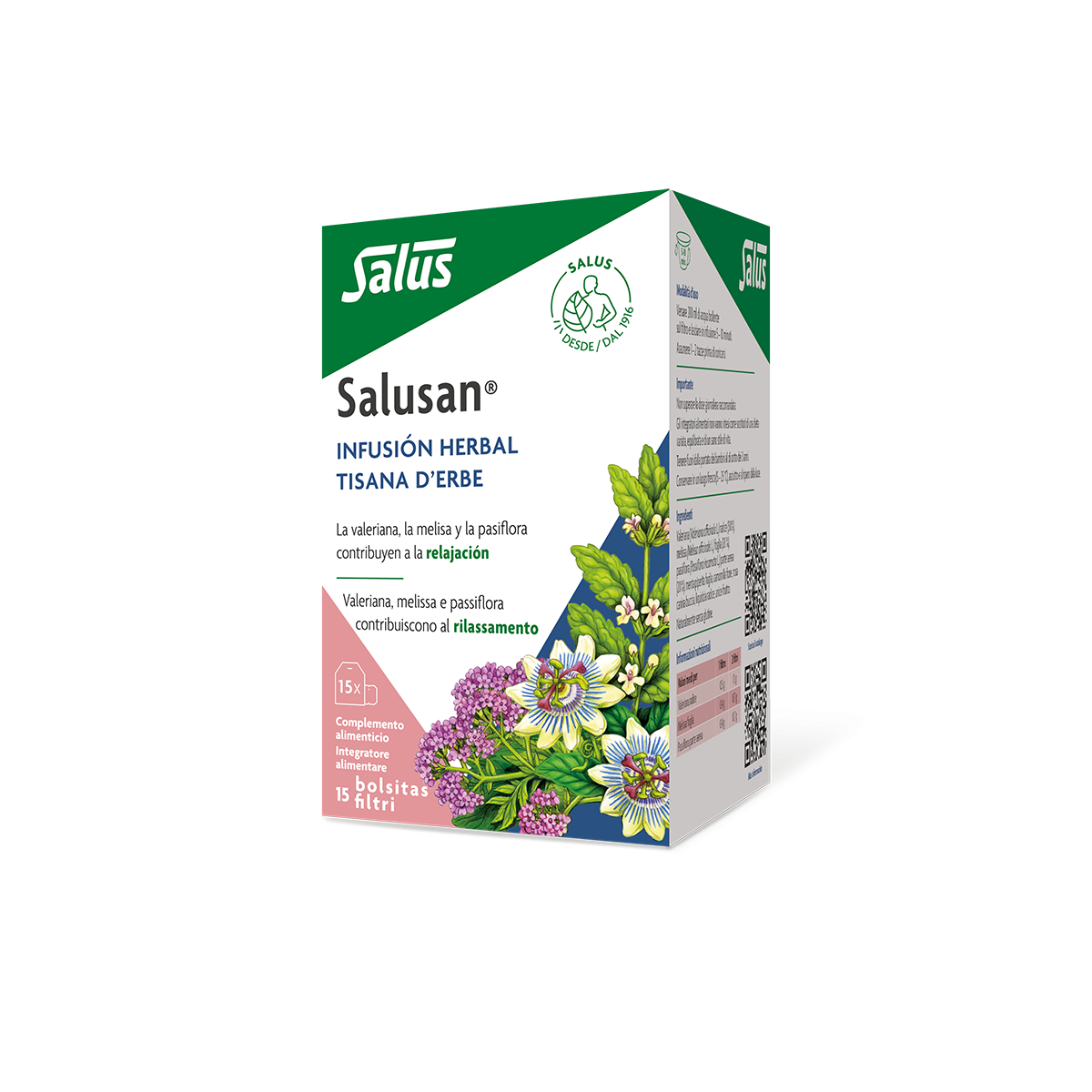 SALUSAN BUONANOTTE® TISANA  integratore alimentare per  SONNO E RELAX