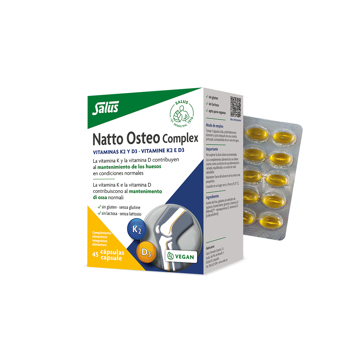 Natto Osteo Complex per il benessere delle ossa